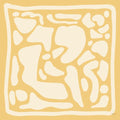 Crazy Pave In Butter by Kunst & Colore, 87cm Silk Scarf