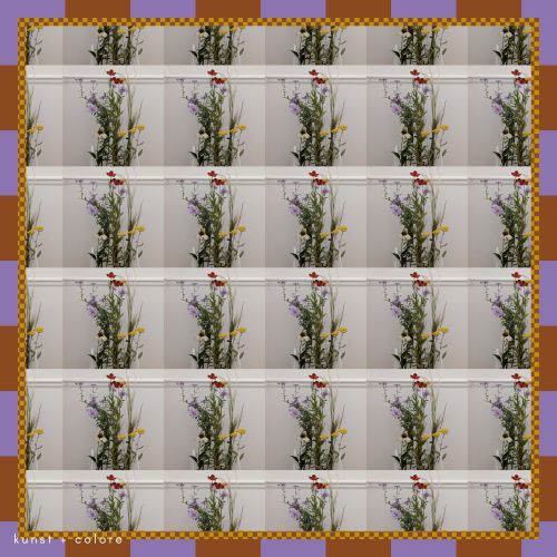 Perennials by Kunst & Colore, 63cm Silk Scarf