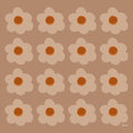 Cotton Bandana Scarf 50cm Square, Giant Daisy Blush By Kunst & Colore