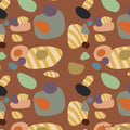 Cotton Bandana Scarf 50cm Square, Milk With Your Cocopops By Kunst & Colore
