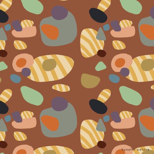 Cotton Bandana Scarf 50cm Square, Milk With Your Cocopops By Kunst & Colore