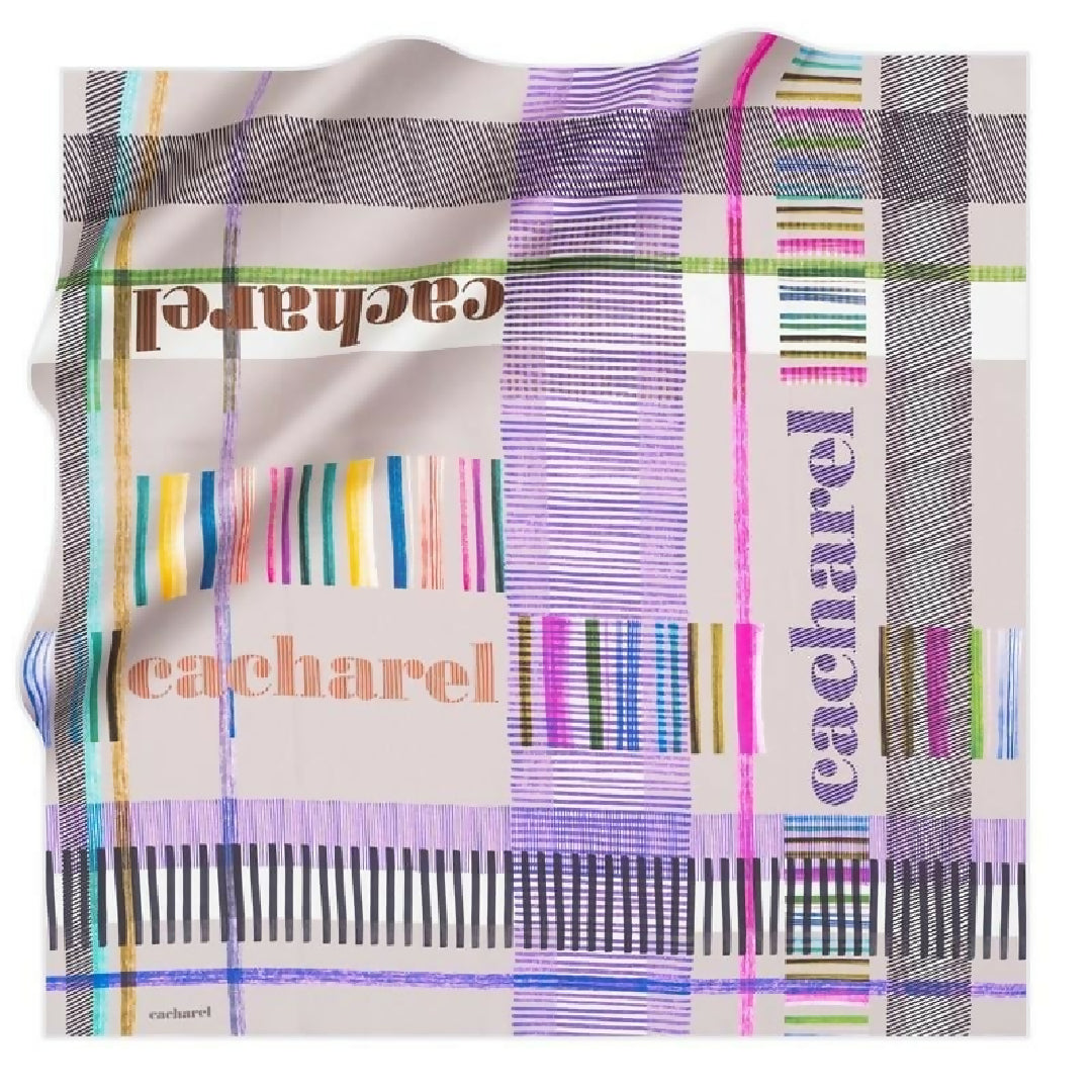 Sketched Plaid Purple