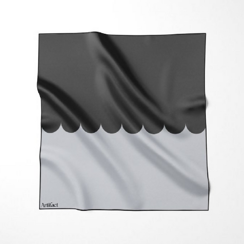 Charcoal_Dove_Grey_Silk_Scarf