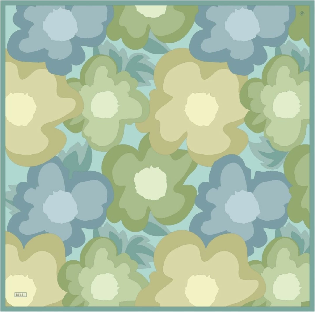 Boho Bloom Green