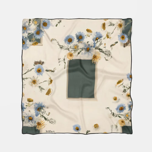 daisysquaresilkscarf