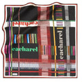 Cacharel Sketched Plaid Black