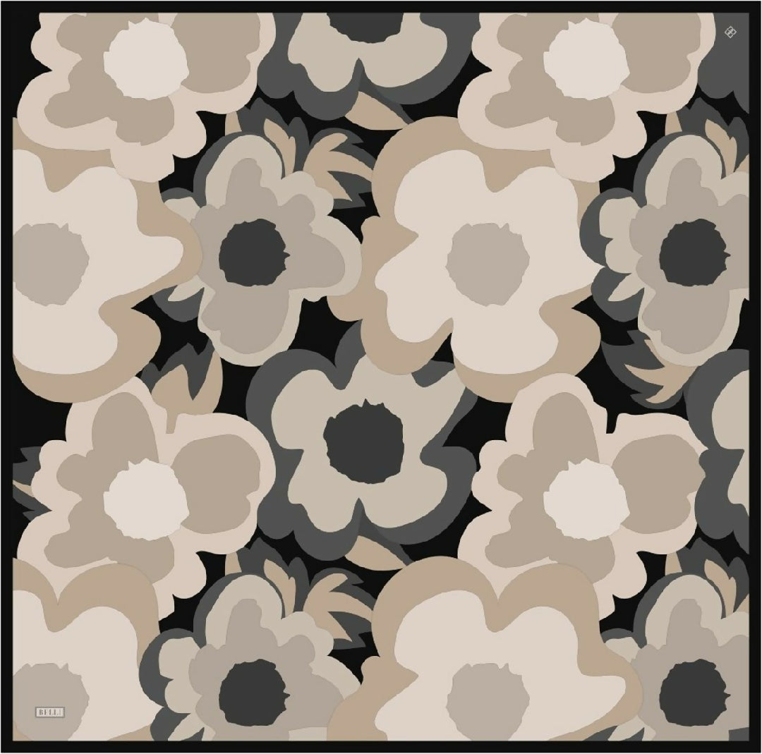 Boho Bloom Black