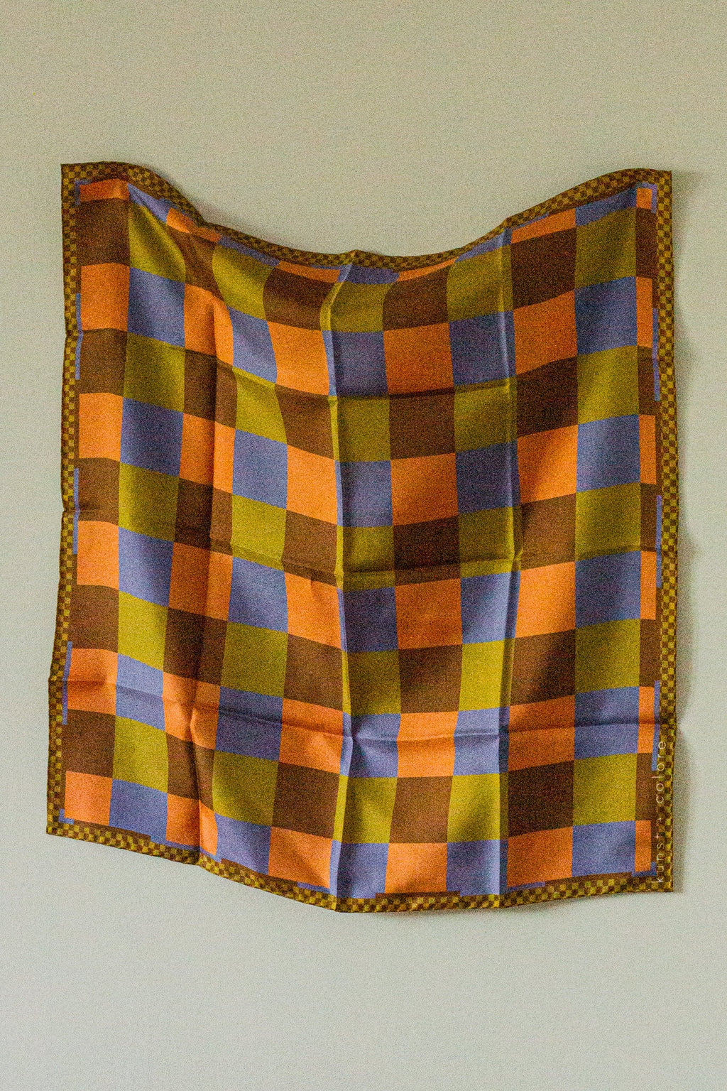 Checkmate by Kunst & Colore, 63cm Silk Scarf