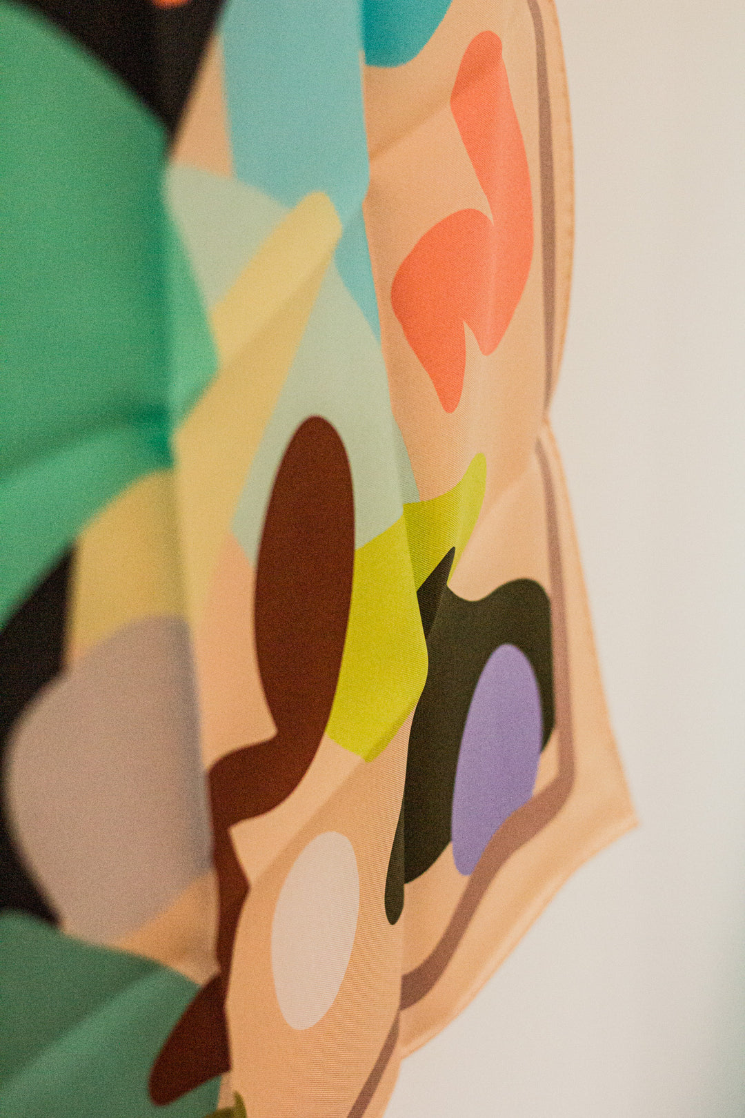 Minor Defect - White Chocolate Blondie by Kunst & Colore, 87cm Silk Scarf