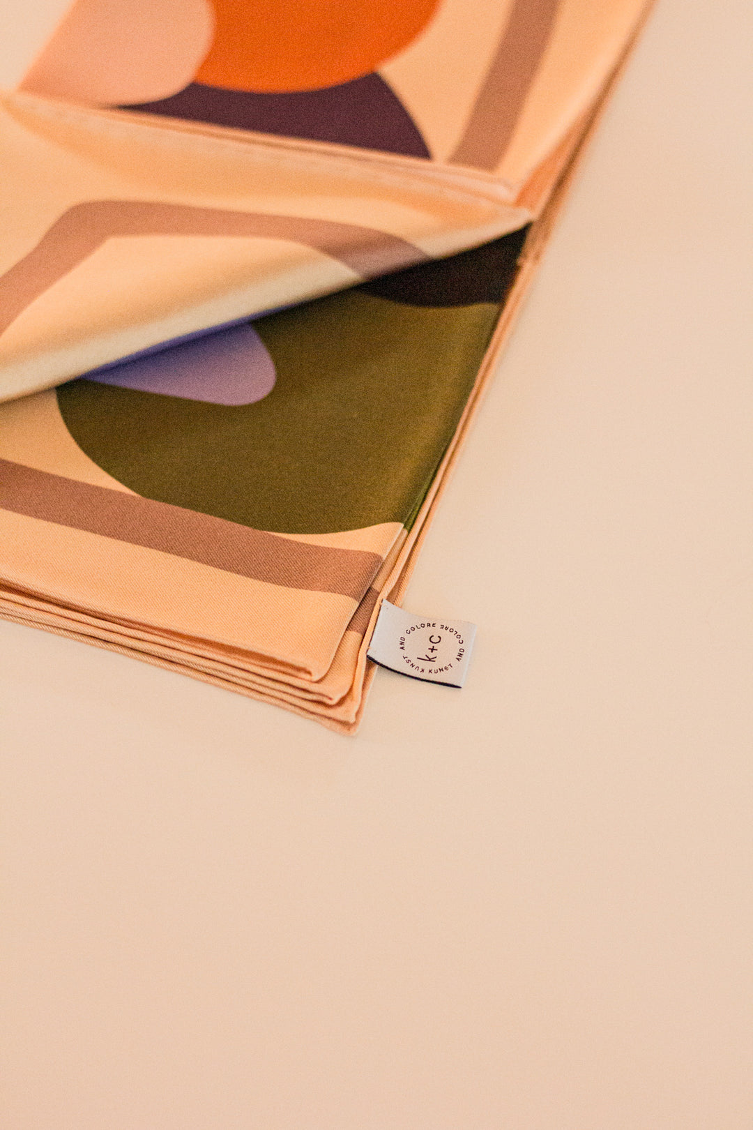 Minor Defect - White Chocolate Blondie by Kunst & Colore, 87cm Silk Scarf