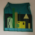 Cotton Bandana Scarf 70cm Square, Madhouse Limone By Kunst & Colore