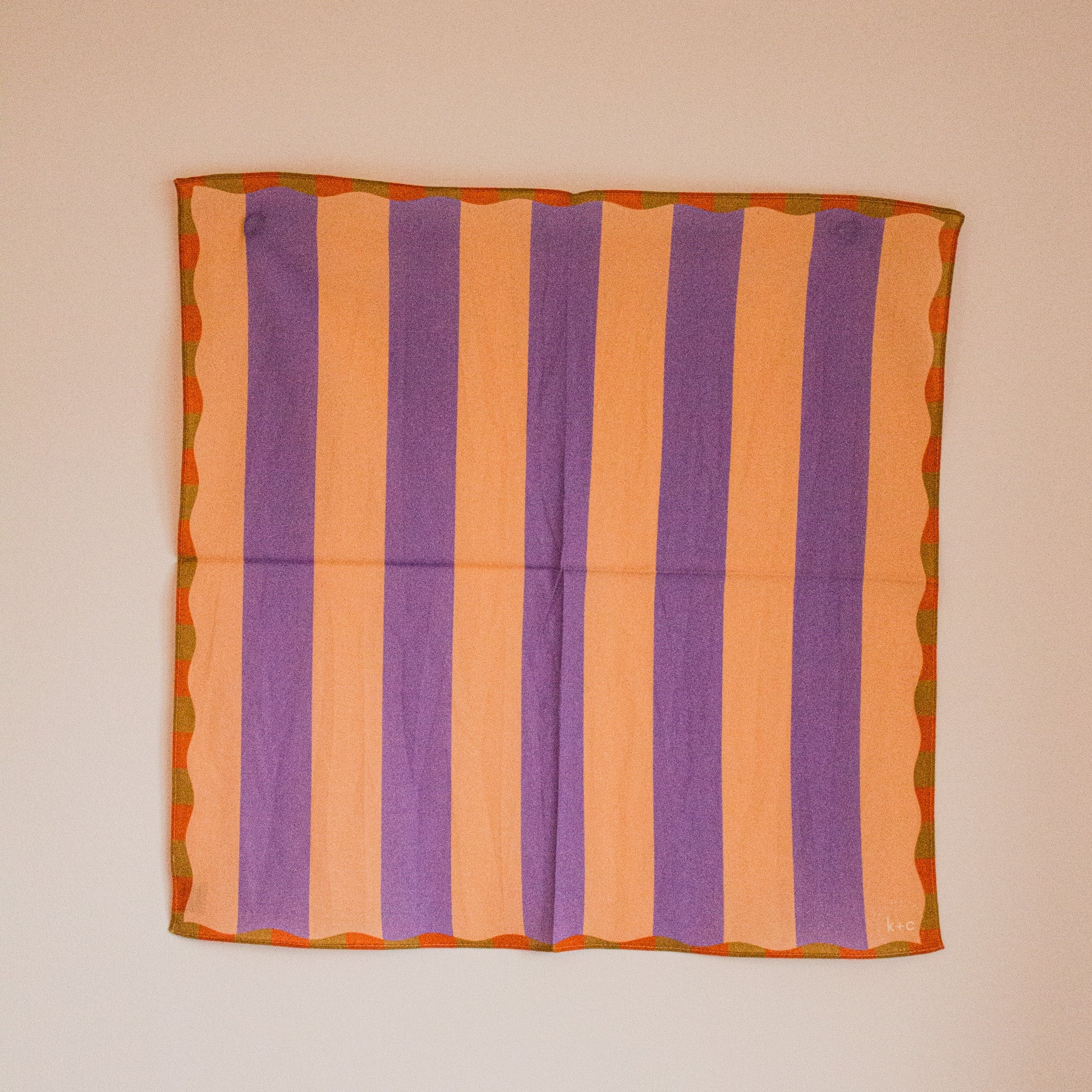 Cotton Bandana Scarf 50cm Square, Tessa Candy Crush By Kunst & Colore