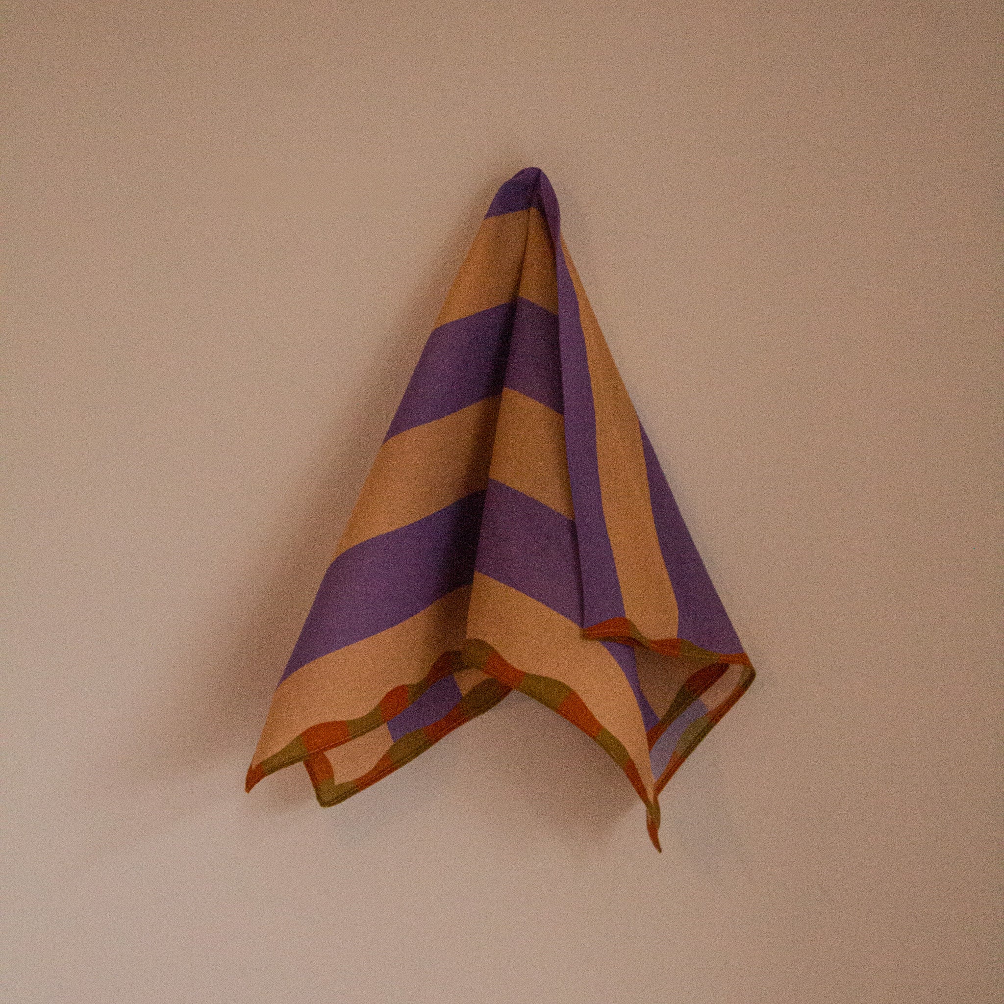 Cotton Bandana Scarf 50cm Square, Tessa Candy Crush By Kunst & Colore