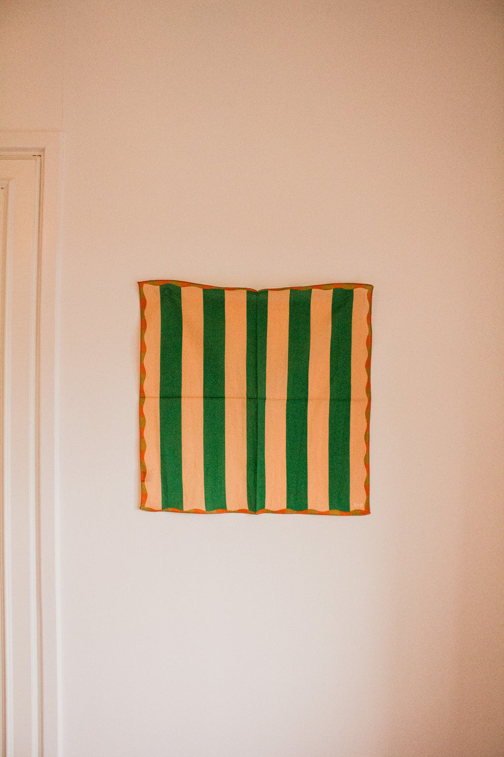Cotton Bandana Scarf 50cm Square, Verdant Green By Kunst & Colore