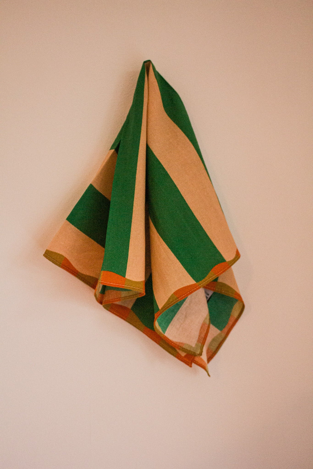 Cotton Bandana Scarf 50cm Square, Verdant Green By Kunst & Colore