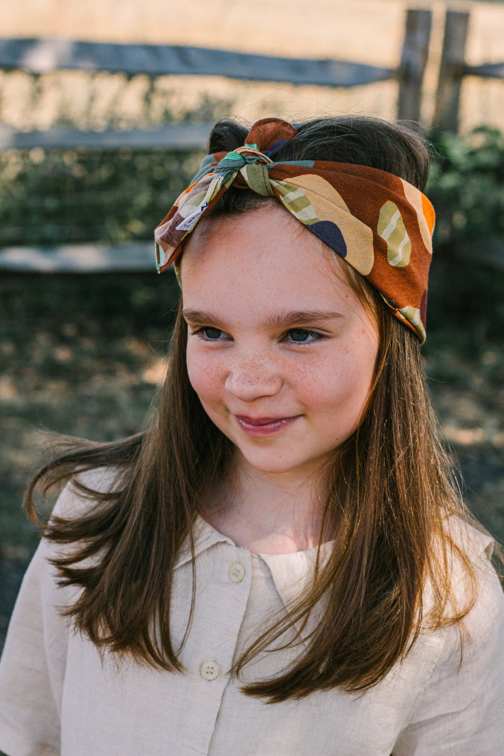 Cotton Bandana Scarf 50cm Square, Milk With Your Cocopops By Kunst & Colore