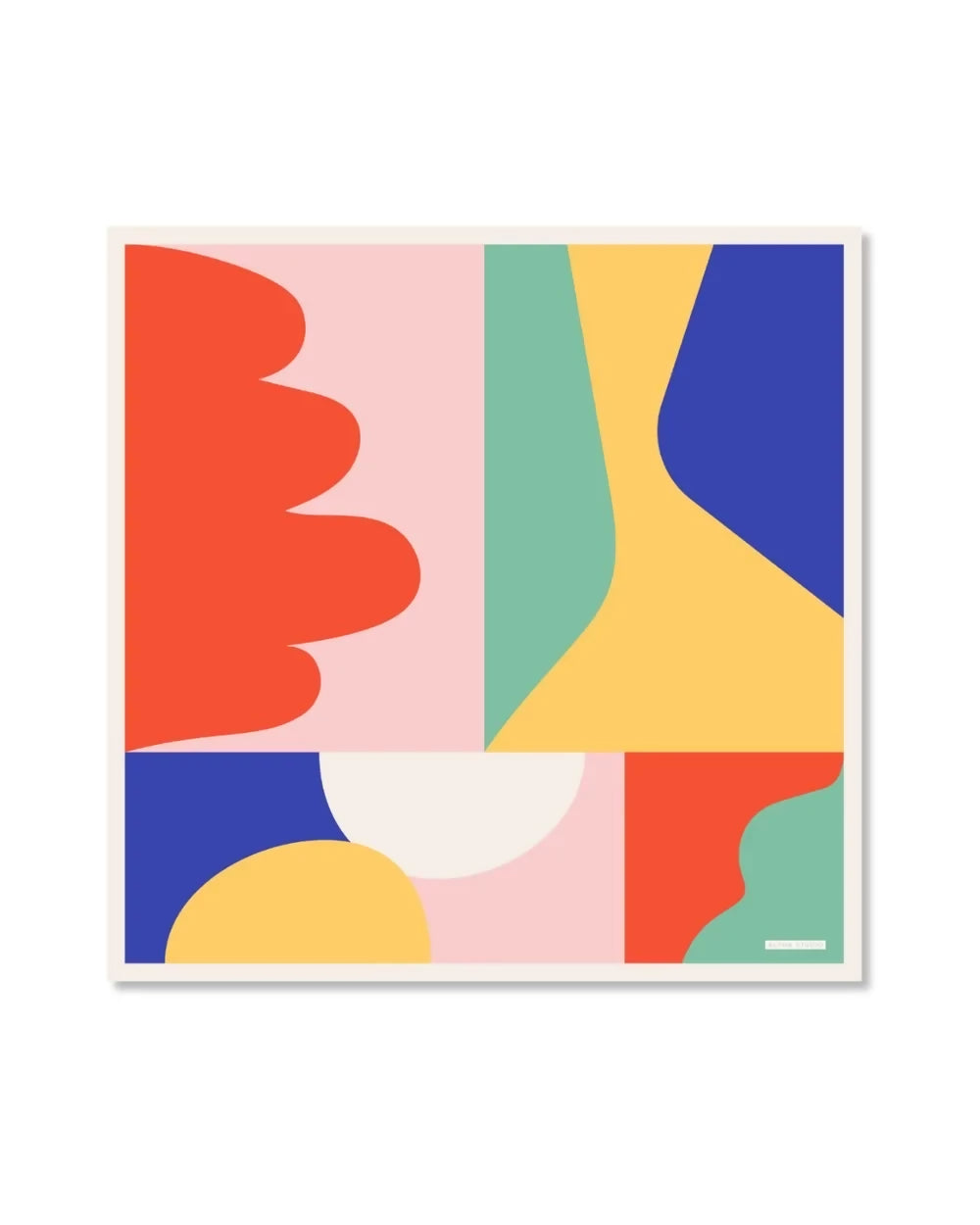 Komodo+Abstract+Sunset_Wool+Scarf