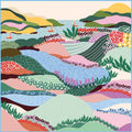 Jessie Zhao | Double Sided Silk Scarf of Summer