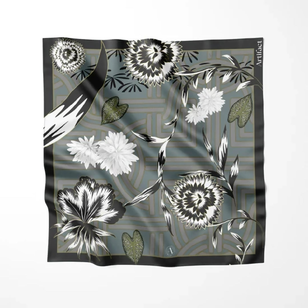 silva-noire-silk-scarf-black-white-floral