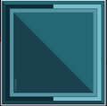 Cyan Mosaic