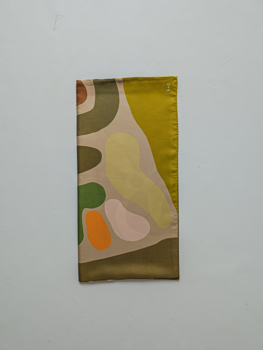 Eat Your Greens by Kunst & Colore, 90cm Silk Scarf