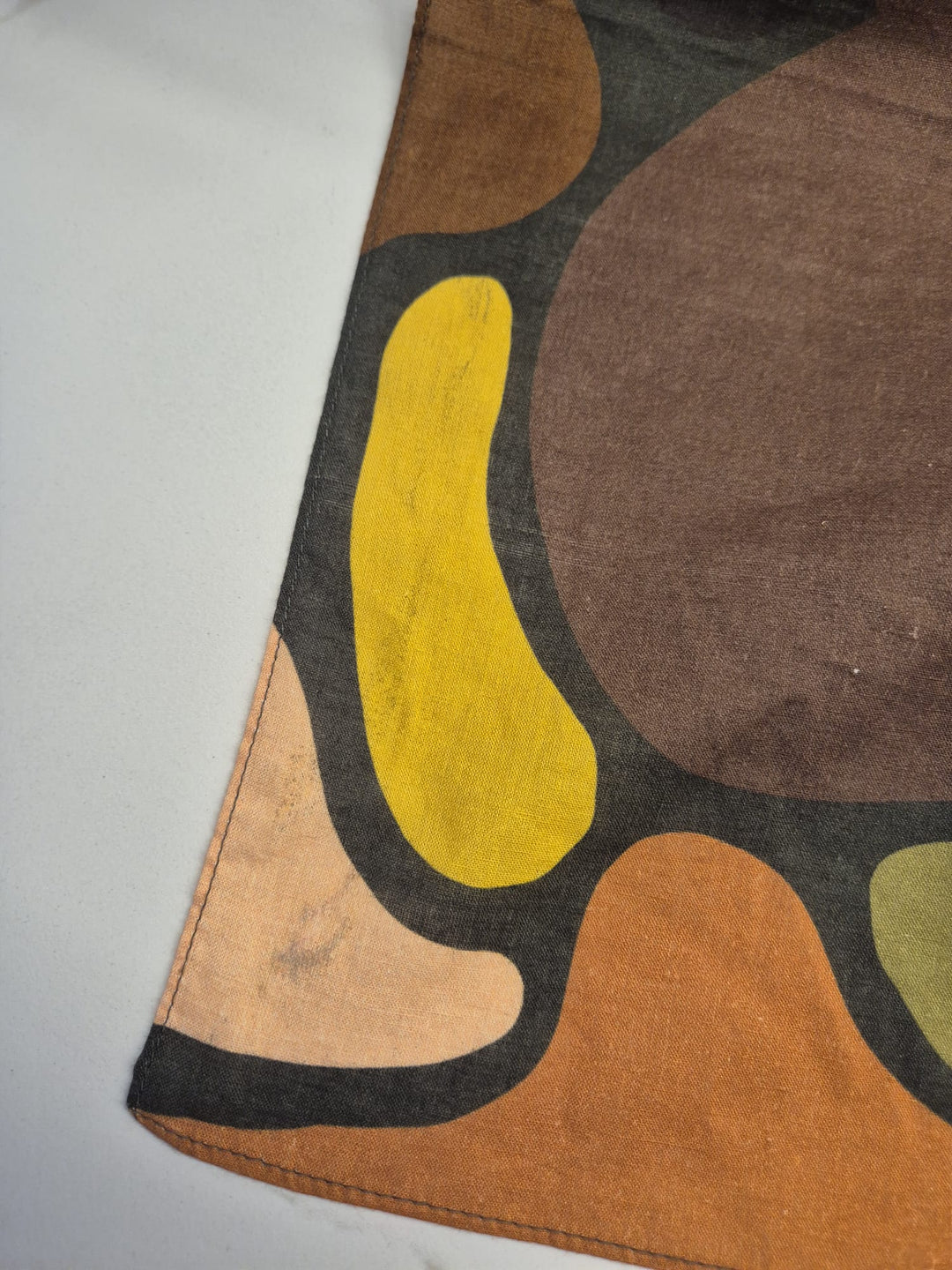 Imperfect Cotton Bandana Scarf 50cm Square, Olaf & Olive By Kunst & Colore