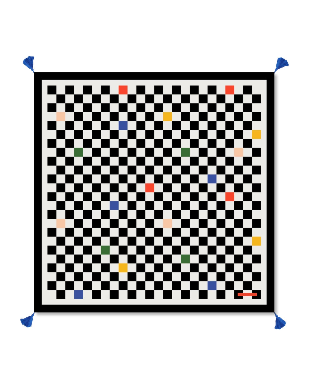 Melbourne+Chess+Monochrome_Wool+Scarf