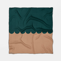 green_and_beige_square_silk_scarf