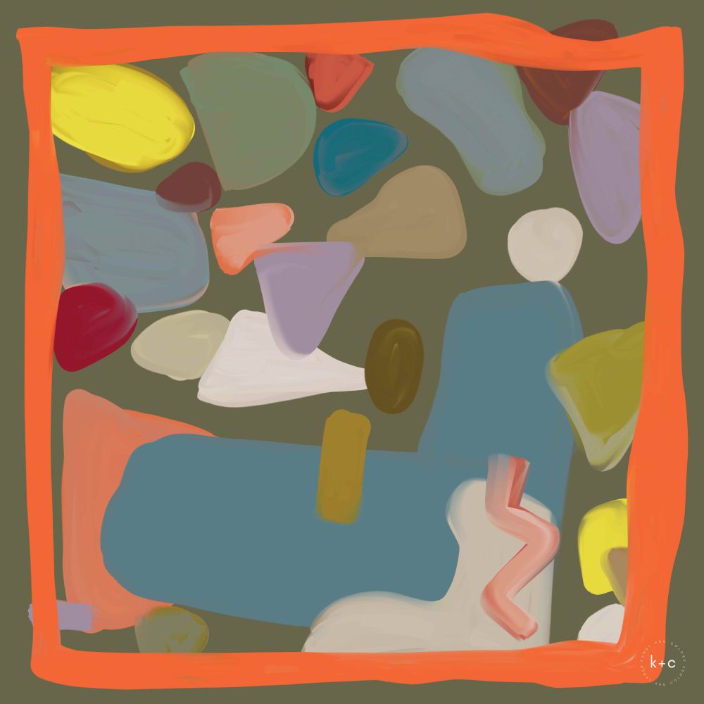 Print Defect - Cotton Bandana Scarf 70cm Square, In Pick & Mix By Kunst & Colore