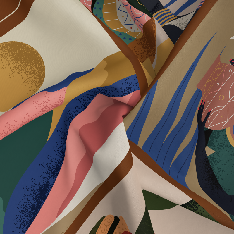 African-4artworks_Brown_border_Close_up_800x800