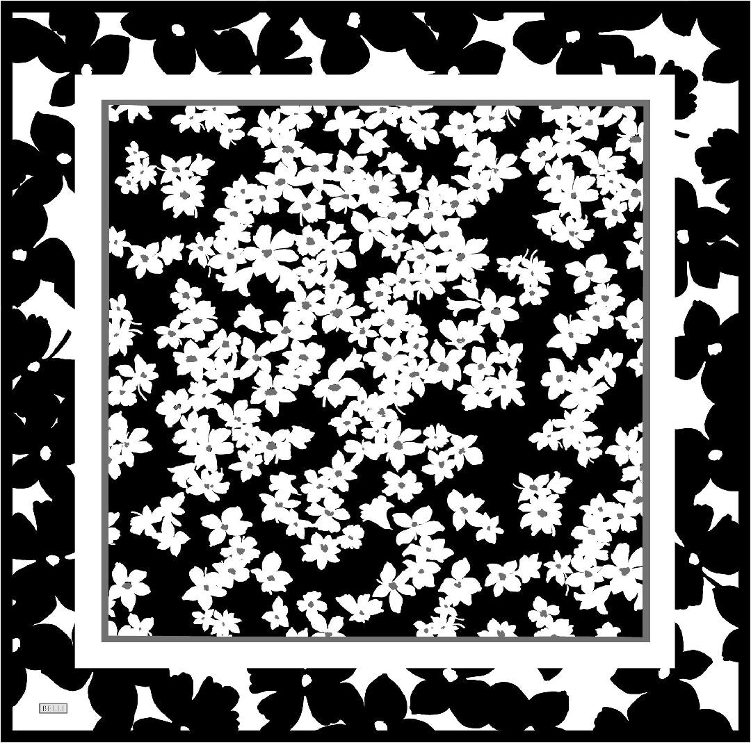 Folk Floral Black