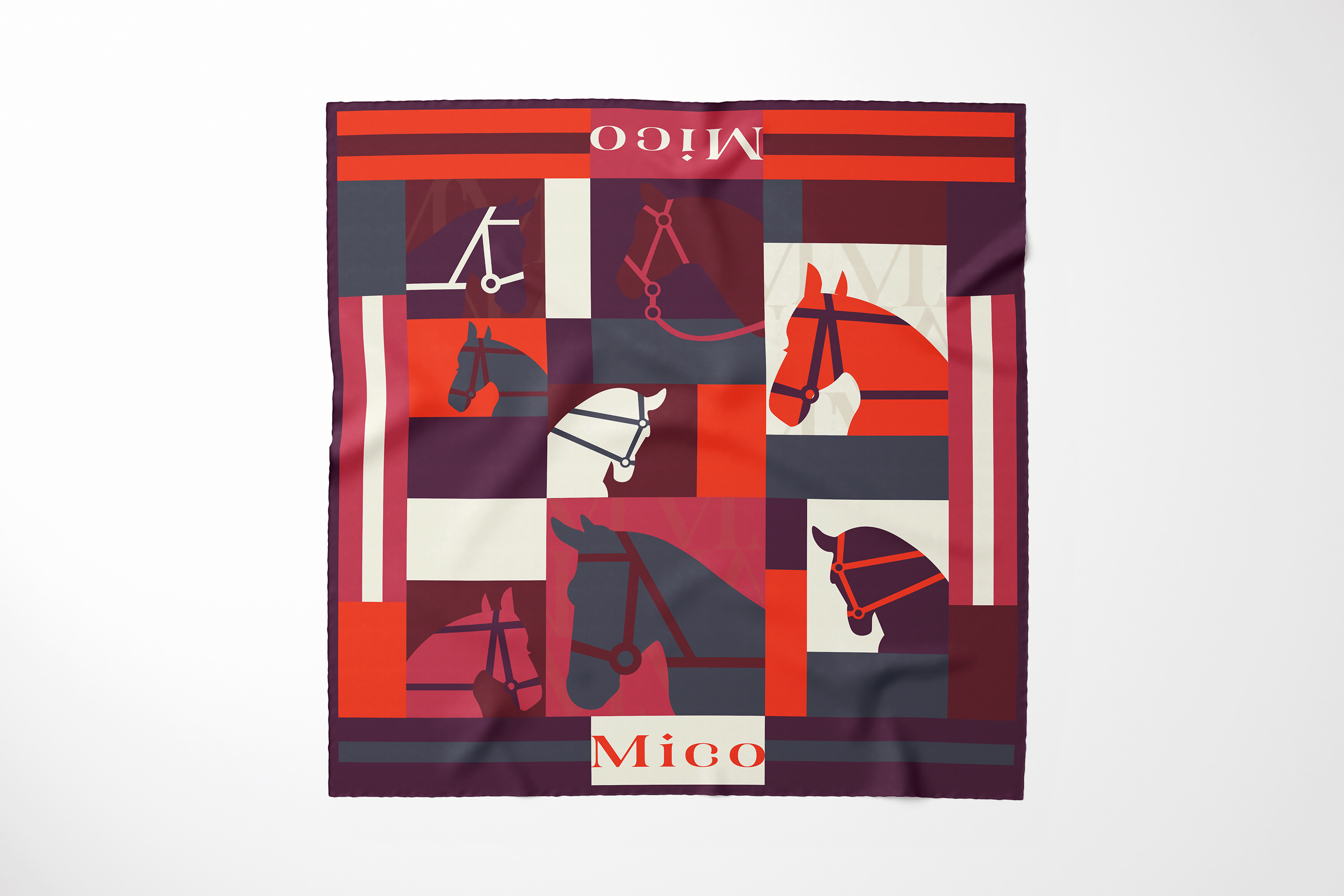 saddle rouge 90cm